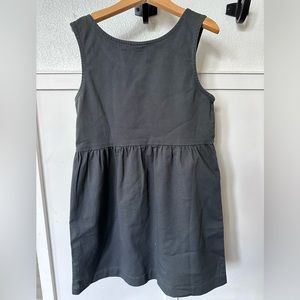 Gap kids uniform dress, gray size small